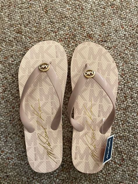 michael kors flip flops kork|michael kors flip flops marshalls.